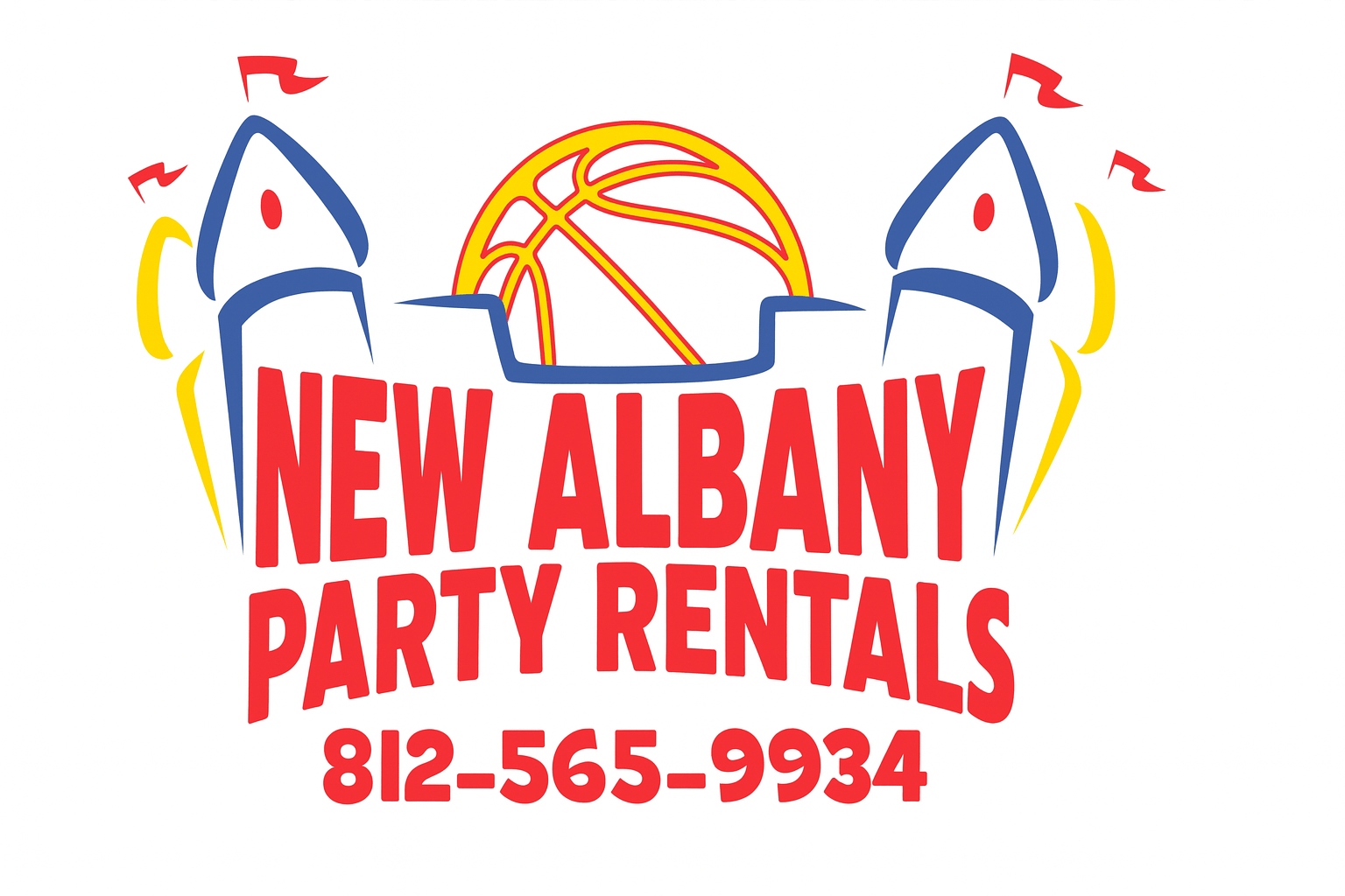 New Albany Bounce House Waterslide Obstacle Course