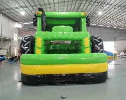 t2 1686955557 1713998030 40’ Big Green Tractor Bounce House W/Slide Combo