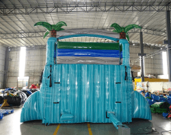 15ft bahama blast center climb water slide 256149 1743781889 16' Bahama Blast Dual Lane Water Slide- NEW