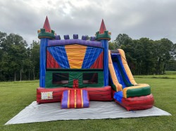 colorful20castle20cobo 1739981797 Colorful Castle Bounce House W/Slide Combo