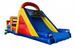 Obstacle20Course202 1612187137 Dual Lane Obstacle Course with Slide - Wet